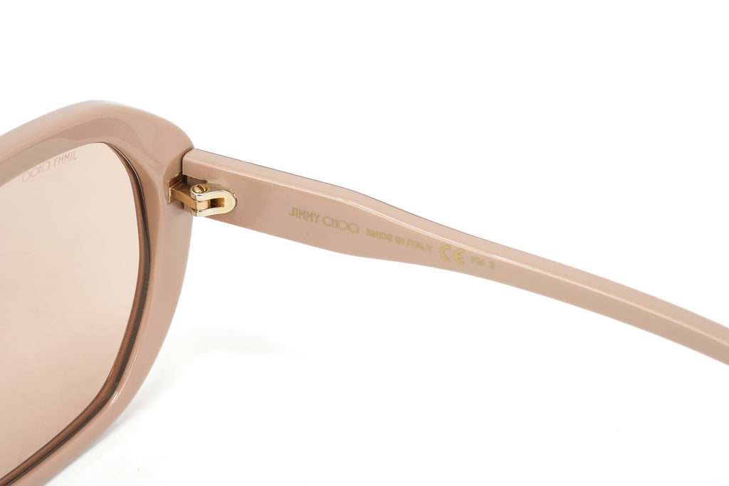Jimmy Choo Women's Sunglasses Oversized Oval Beige/Pink