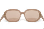 Jimmy Choo Women's Sunglasses Oversized Oval Beige/Pink