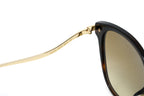 Jimmy Choo Women's Sunglasses Classic Square Tortoise/Gold