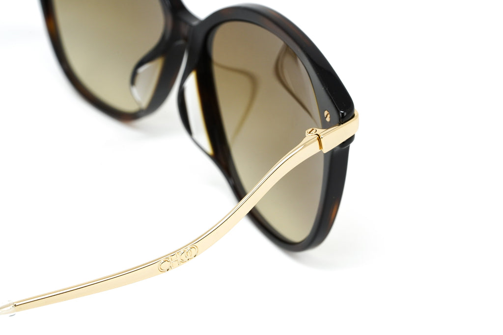 Jimmy Choo Women's Sunglasses Classic Square Tortoise/Gold