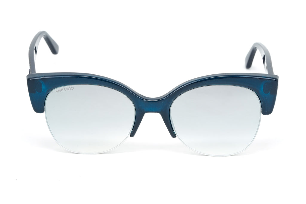 Jimmy Choo Women's Sunglasses Classic Square Navy Glitter