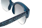 Jimmy Choo Women's Sunglasses Classic Square Navy Glitter