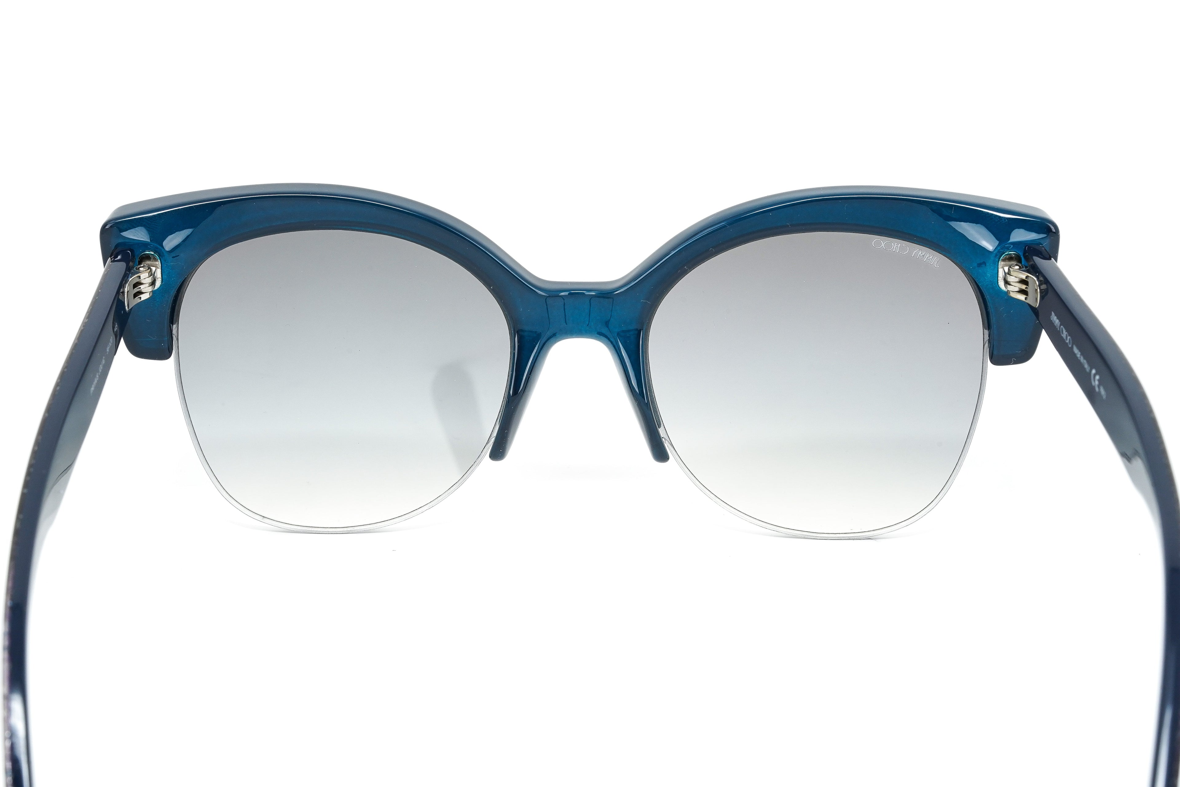 Jimmy Choo Women's Sunglasses Classic Square Navy Glitter