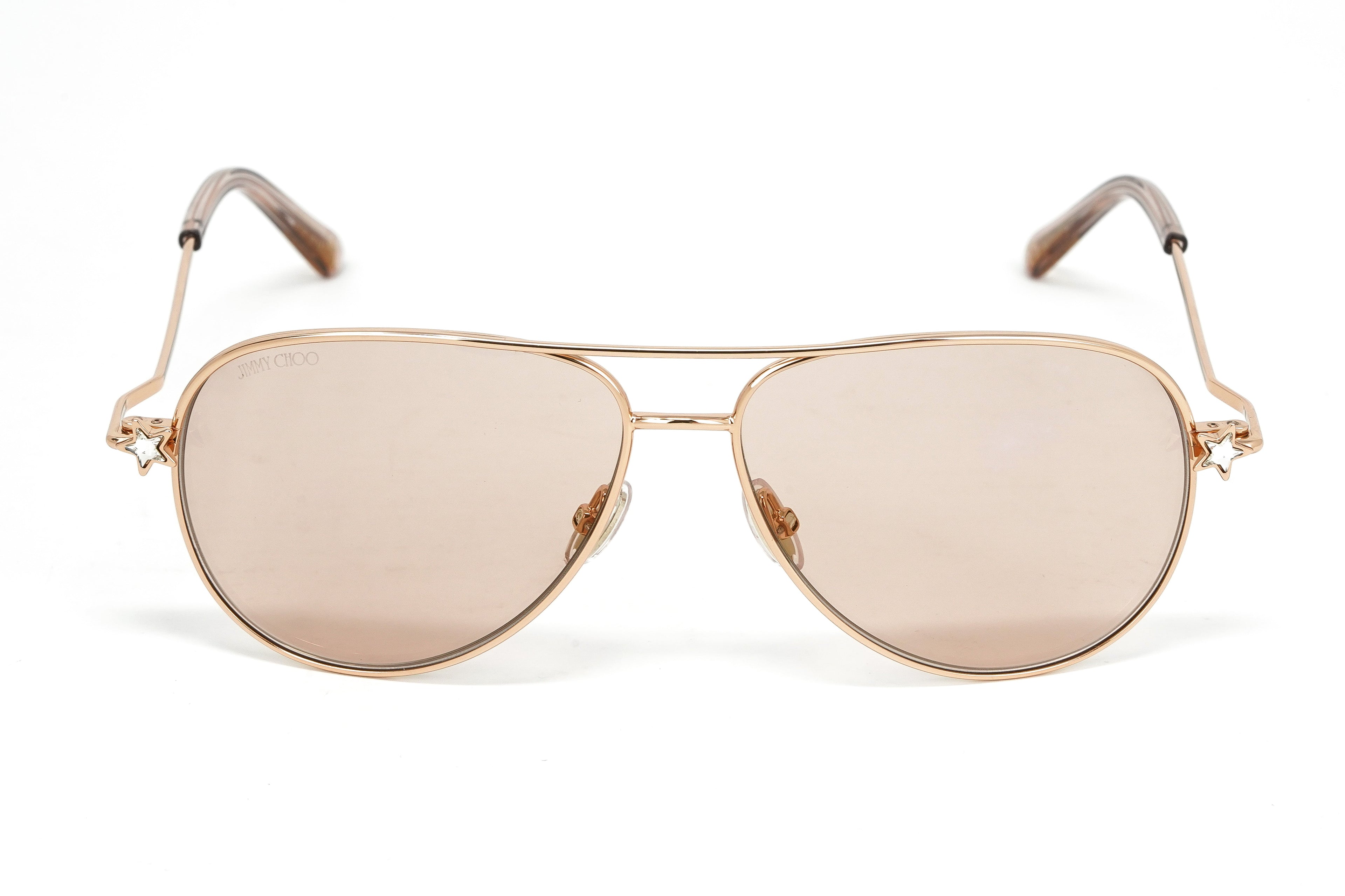 Jimmy Choo Women's Sunglasses Pilot Pink/Rose Gold