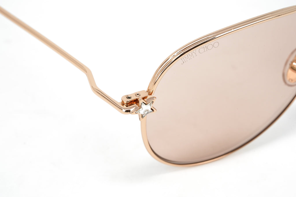 Jimmy Choo Women's Sunglasses Pilot Pink/Rose Gold