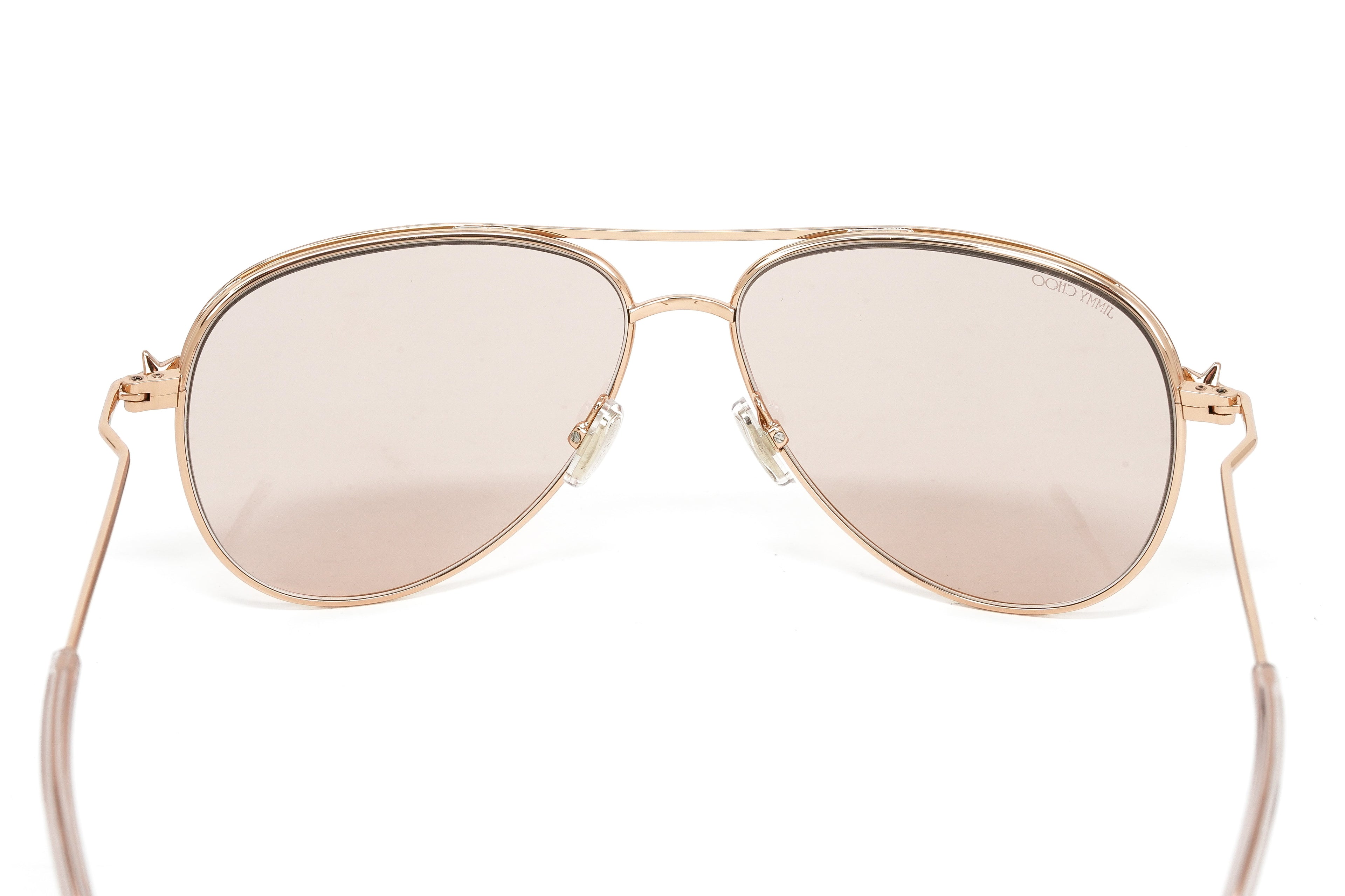 Jimmy Choo Women's Sunglasses Pilot Pink/Rose Gold