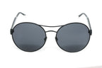 Jimmy Choo Unisex Sunglasses Round Browline Matte Black