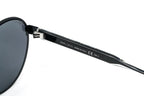 Jimmy Choo Unisex Sunglasses Round Browline Matte Black