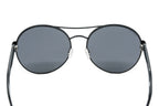 Jimmy Choo Unisex Sunglasses Round Browline Matte Black