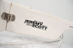 Jeremy Scott Unisex Special White Leather Laces Sunglasses