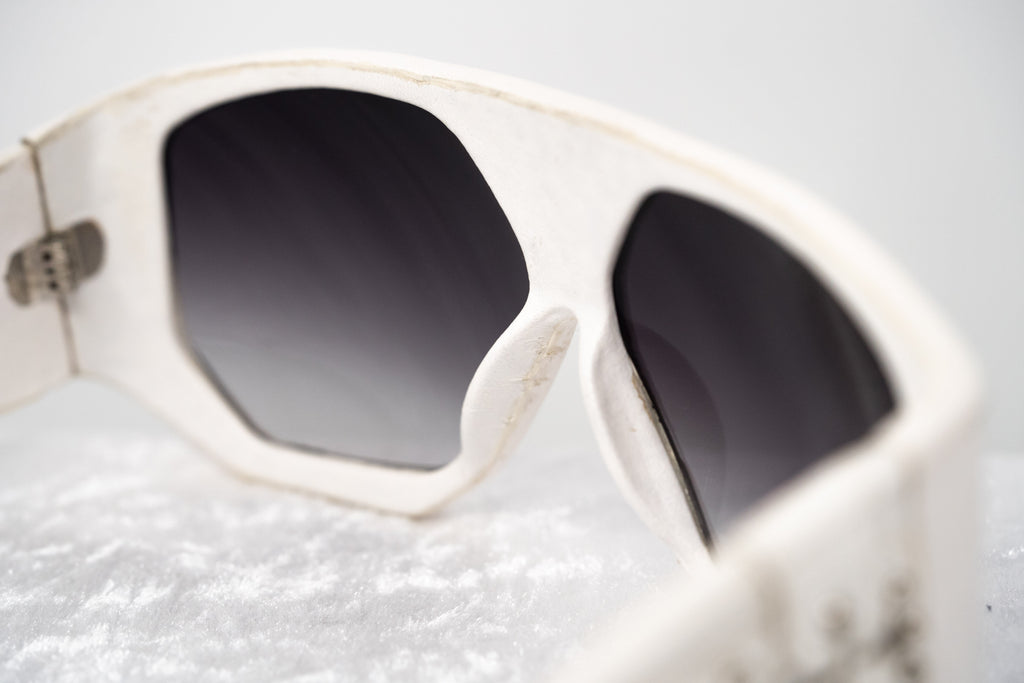 Jeremy Scott Unisex Special White Leather Laces Sunglasses