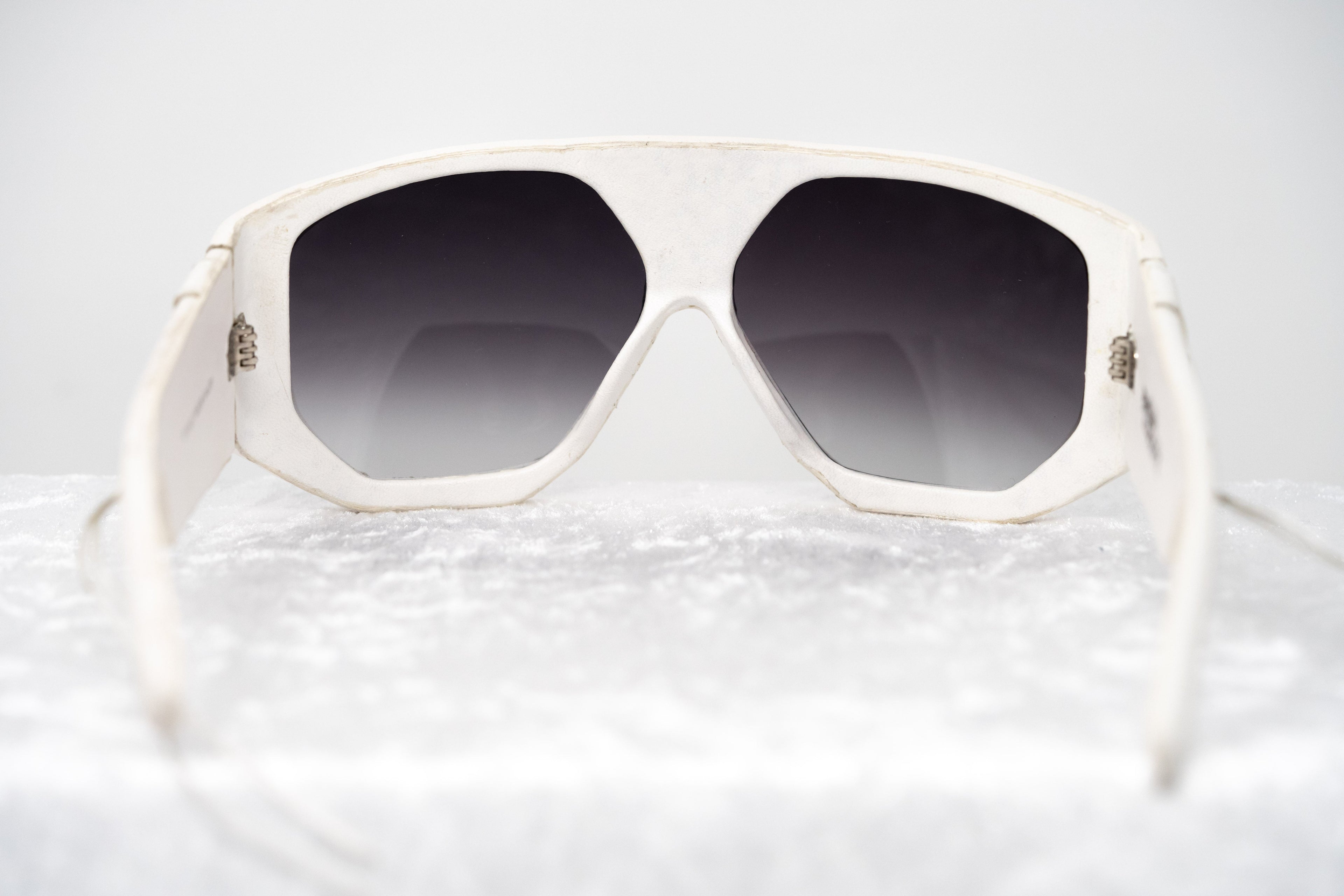 Jeremy Scott Unisex Special White Leather Laces Sunglasses