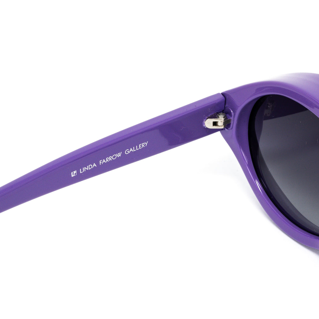 Jeremy Scott Ladies Oval Purple Sunglasses