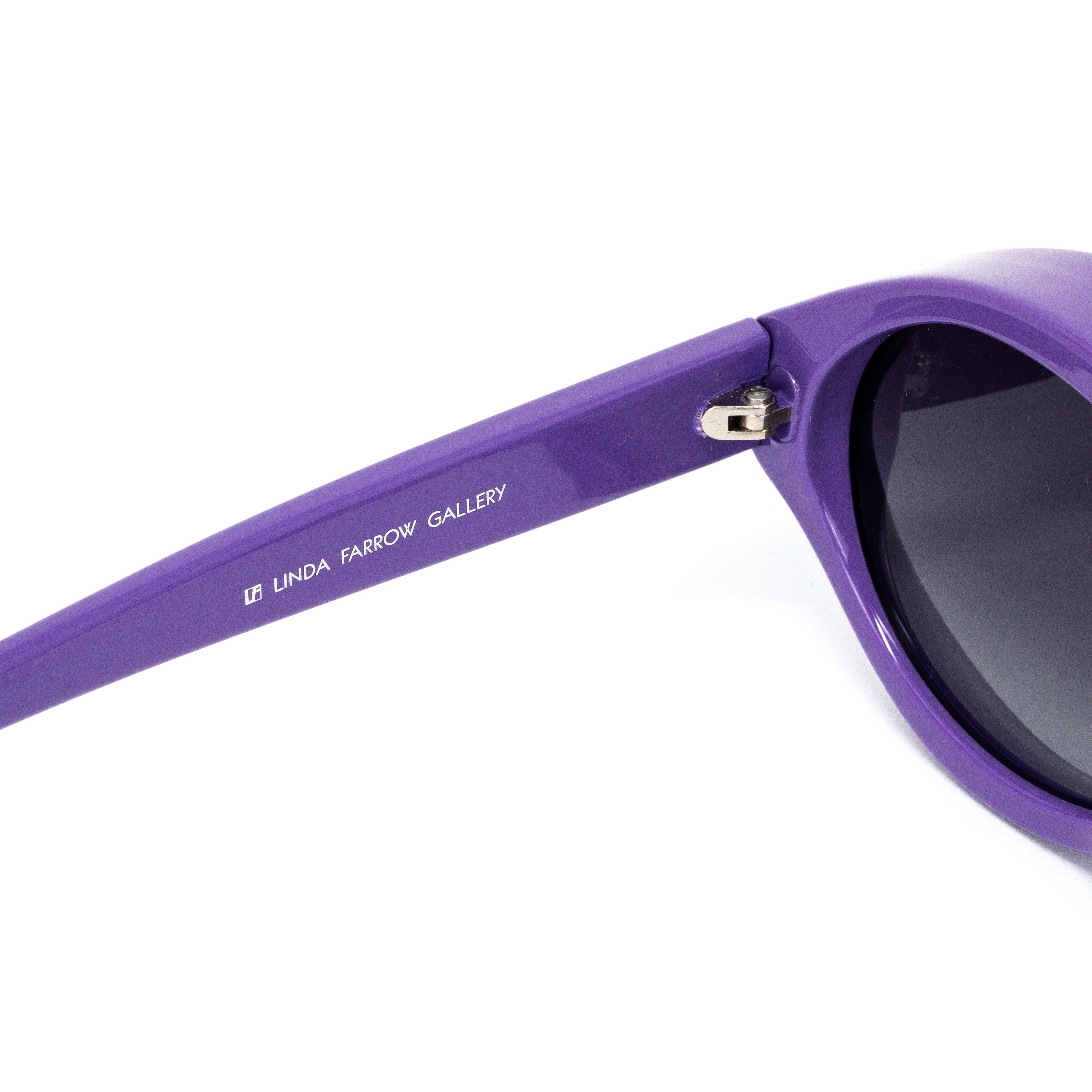 Jeremy Scott Ladies Oval Purple Sunglasses