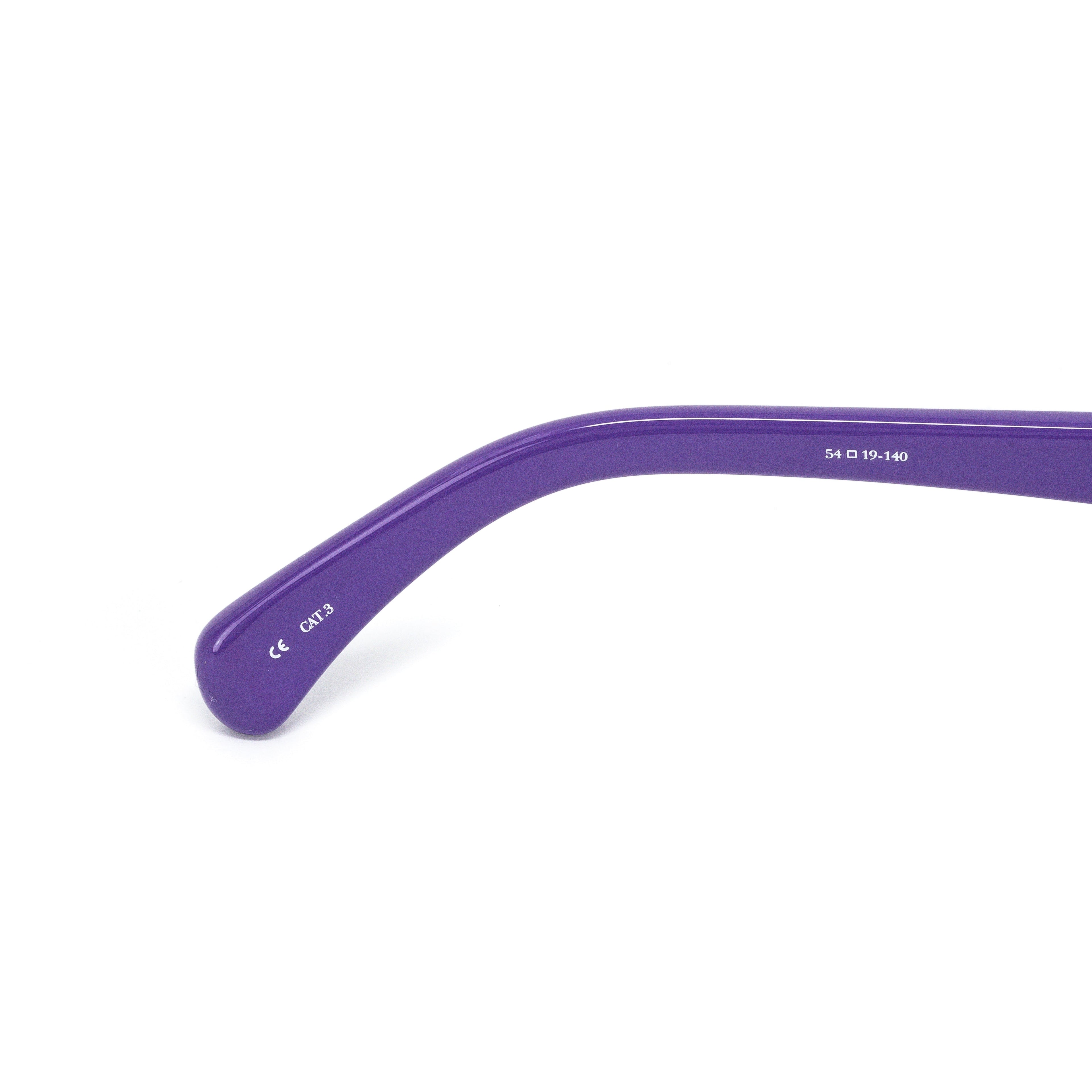 Jeremy Scott Ladies Oval Purple Sunglasses