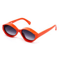Jeremy Scott Ladies Oval Red Sunglasses