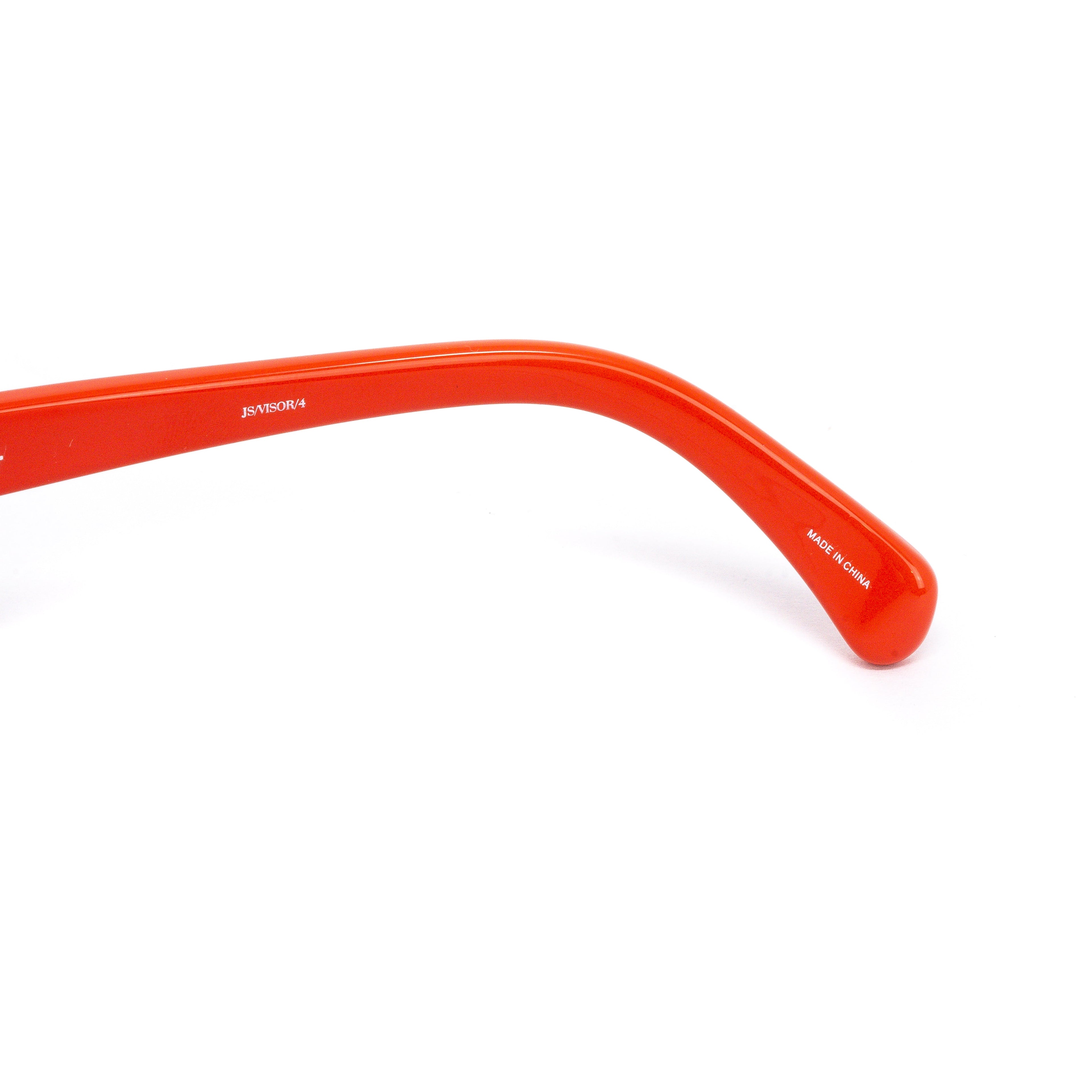 Jeremy Scott Ladies Oval Red Sunglasses