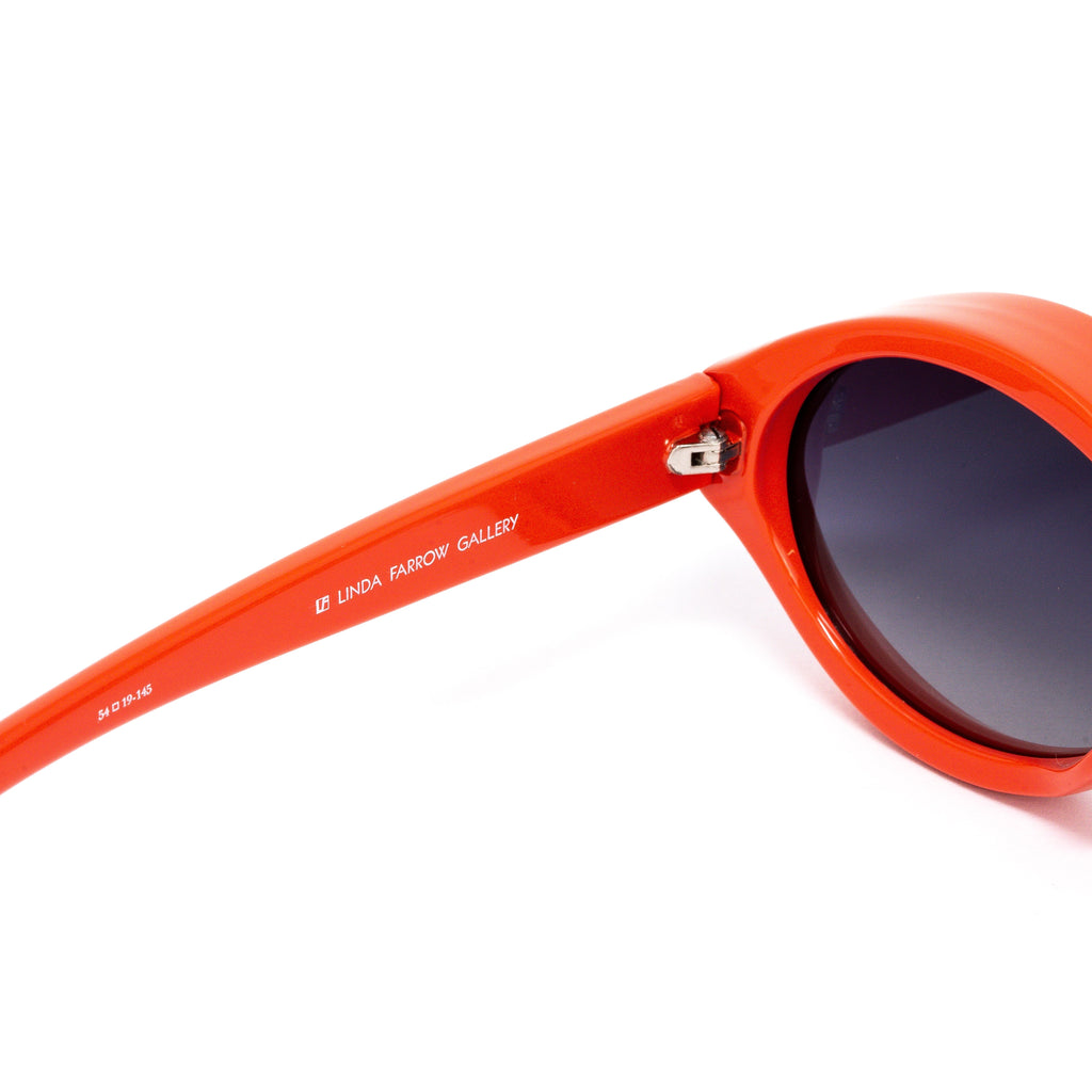 Jeremy Scott Ladies Oval Red Sunglasses