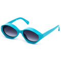 Jeremy Scott Ladies Oval Blue Sunglasses