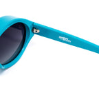 Jeremy Scott Ladies Oval Blue Sunglasses