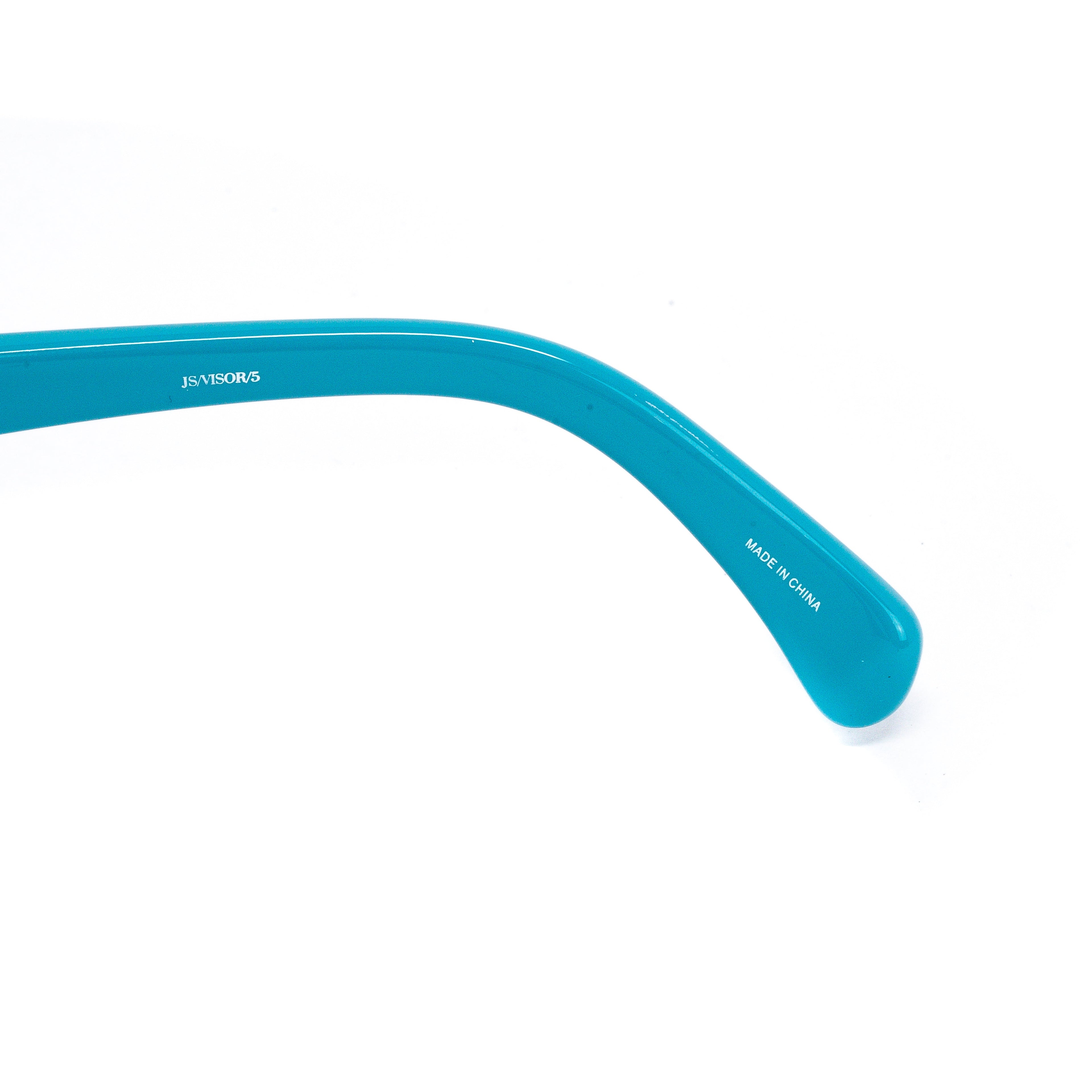 Jeremy Scott Ladies Oval Blue Sunglasses