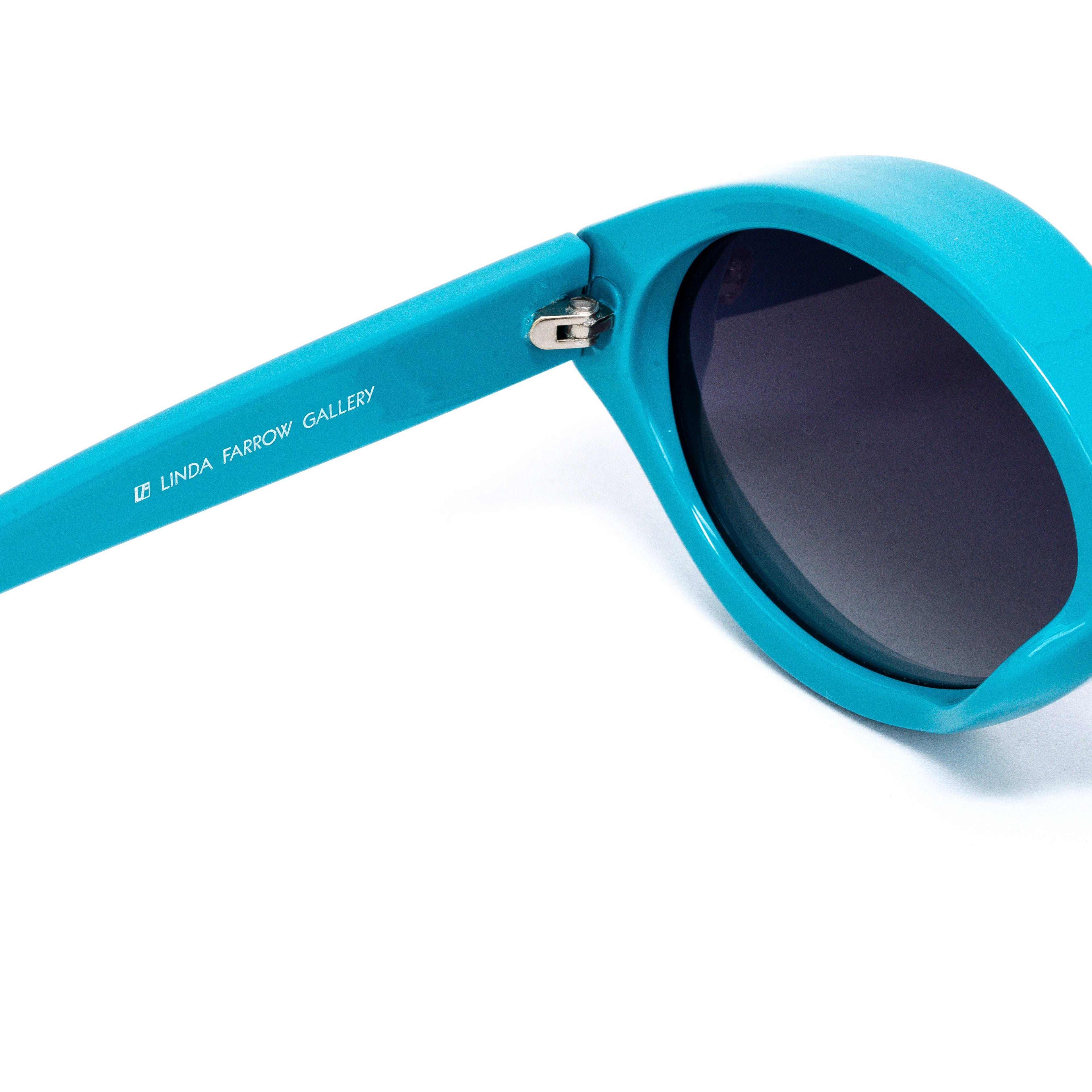 Jeremy Scott Ladies Oval Blue Sunglasses
