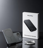 KUXIU K1 15W Fast Charging 3-in-1 MagSafe Wireless Power Bank - 10000mAh · Gray