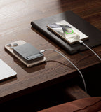 KUXIU K1 15W Fast Charging 3-in-1 MagSafe Wireless Power Bank - 10000mAh · Gray