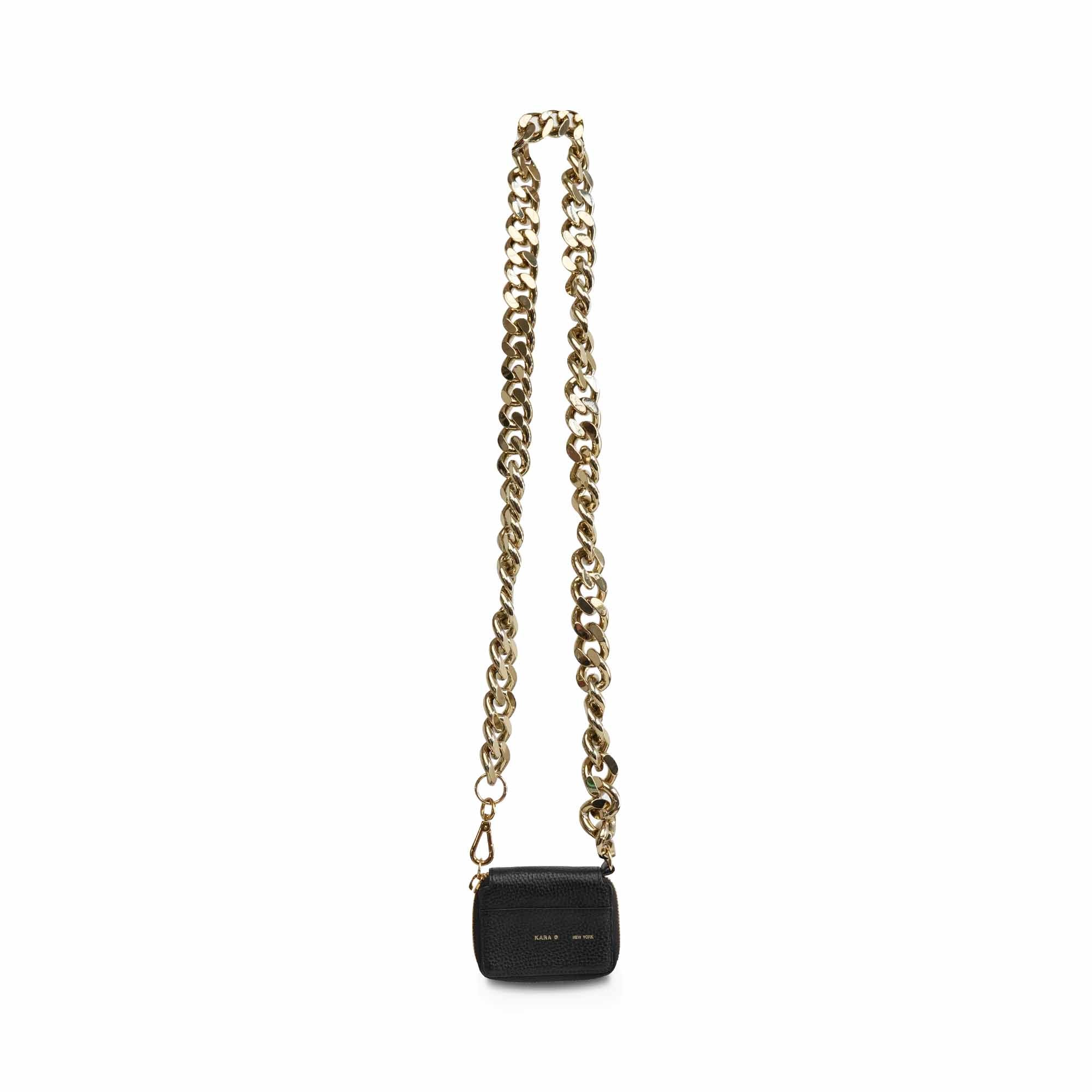 Kara 'Bike Leather' Wallet On Chain