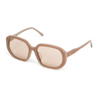 Jimmy Choo Women's Sunglasses Oversized Oval Beige/Pink