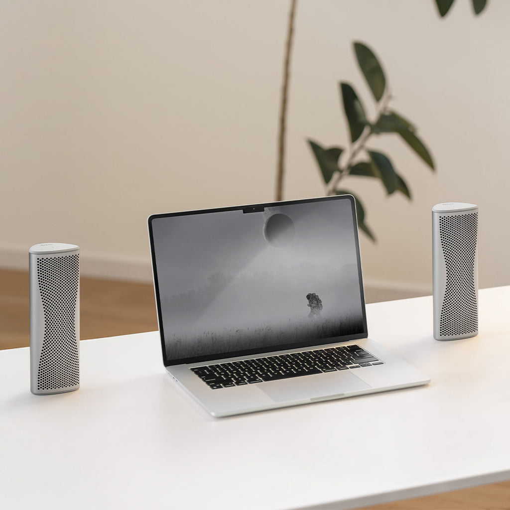KEF Muo Portable Bluetooth Speaker (Silver Dusk)