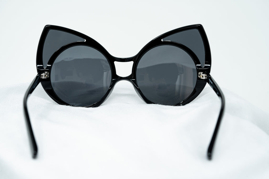 Khaleda And Fahad Ladies Cat Eye Grey Sunglasses