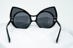 Khaleda And Fahad Ladies Cat Eye Grey Sunglasses