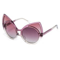 Khaleda And Fahad Ladies Cat Eye Purple Sunglasses