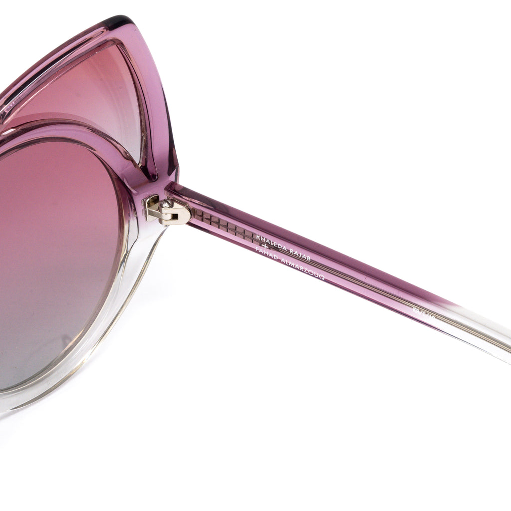 Khaleda And Fahad Ladies Cat Eye Purple Sunglasses