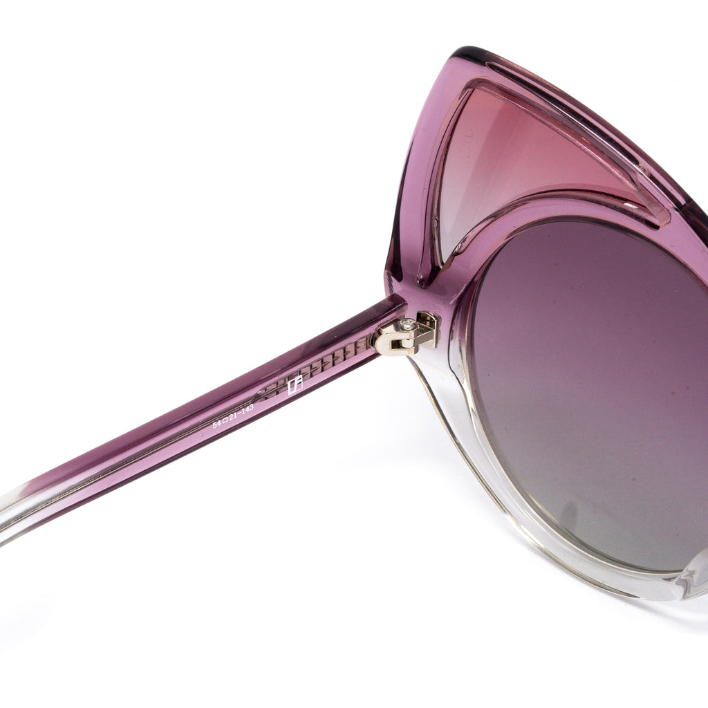 Khaleda And Fahad Ladies Cat Eye Purple Sunglasses