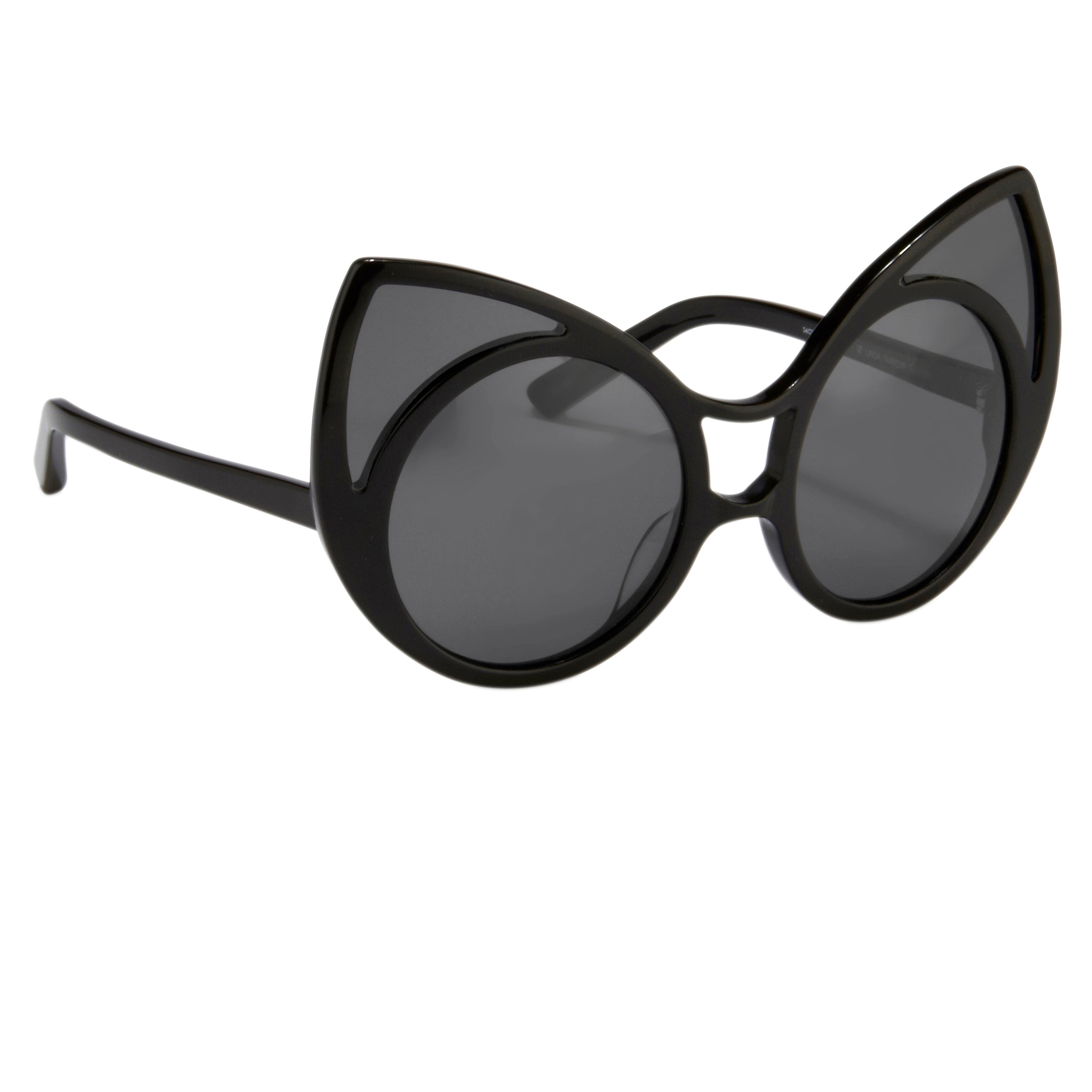 Khaleda And Fahad Ladies Cat Eye Grey Sunglasses