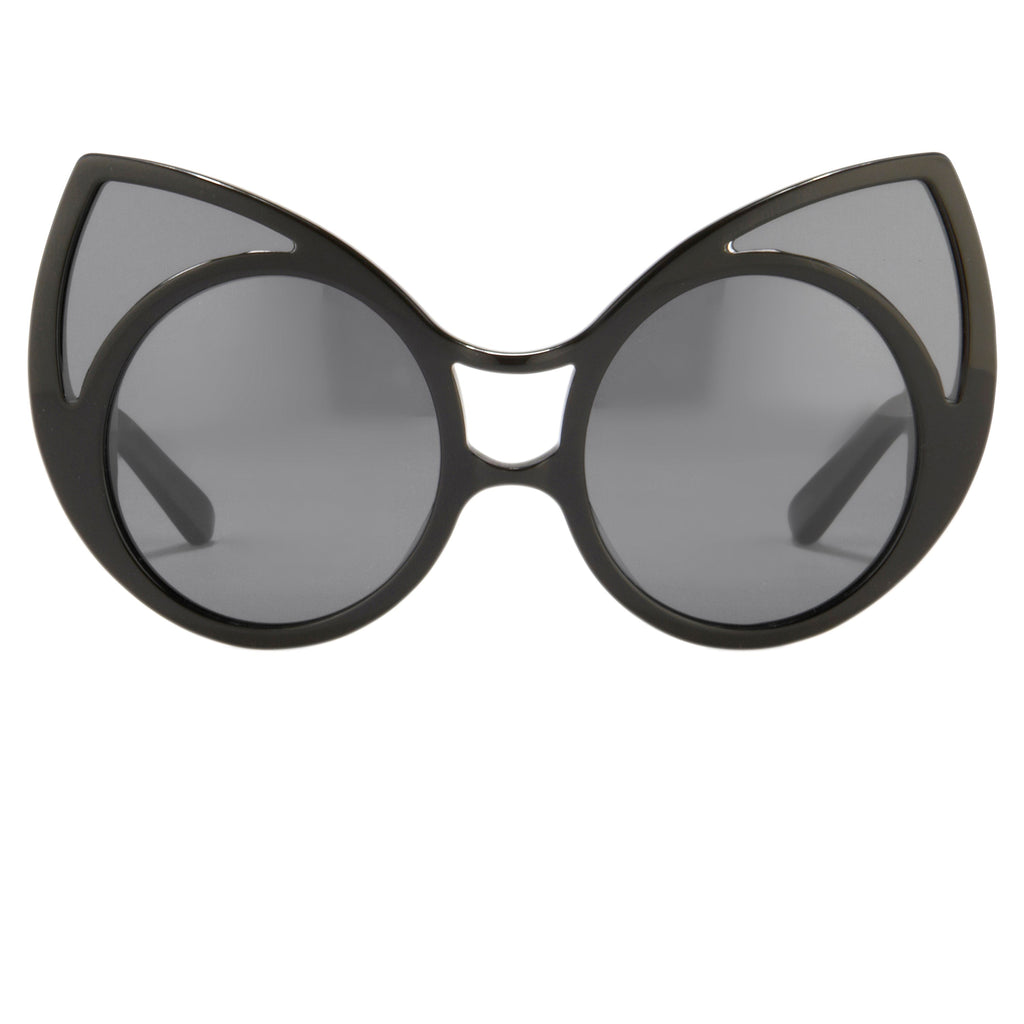 Khaleda And Fahad Ladies Cat Eye Grey Sunglasses