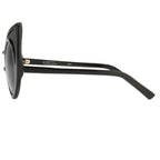 Khaleda And Fahad Ladies Cat Eye Grey Sunglasses