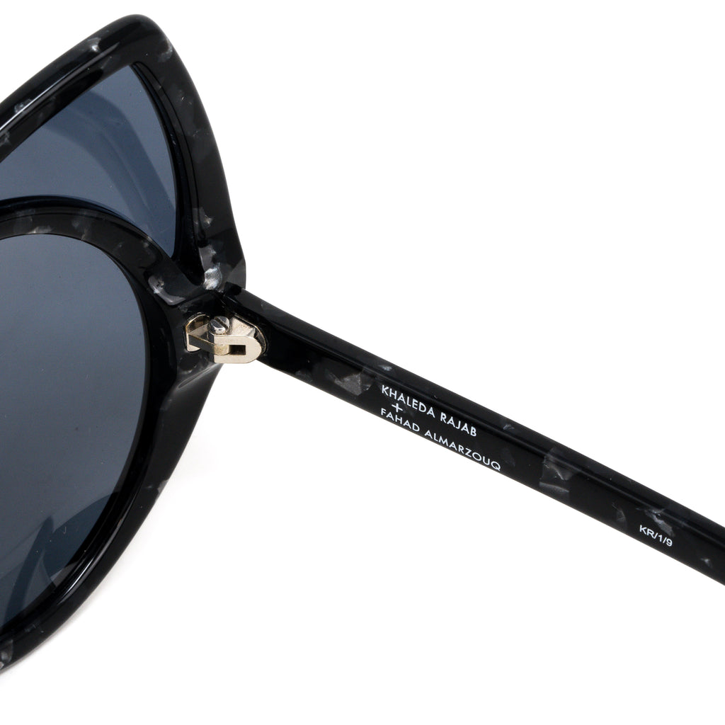 Khaleda And Fahad Ladies Cat Eye Grey Sunglasses
