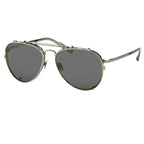 Kris Van Assche x Linda Farrow Steel Sunglasses