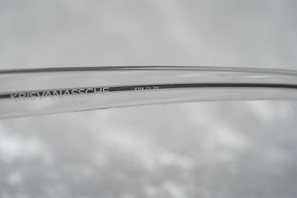 Kris Van Assche Sunglasses Dark Purple Brown and Grey