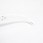 Kokon To Zai Unisex D-Frame Silver Sunglasses