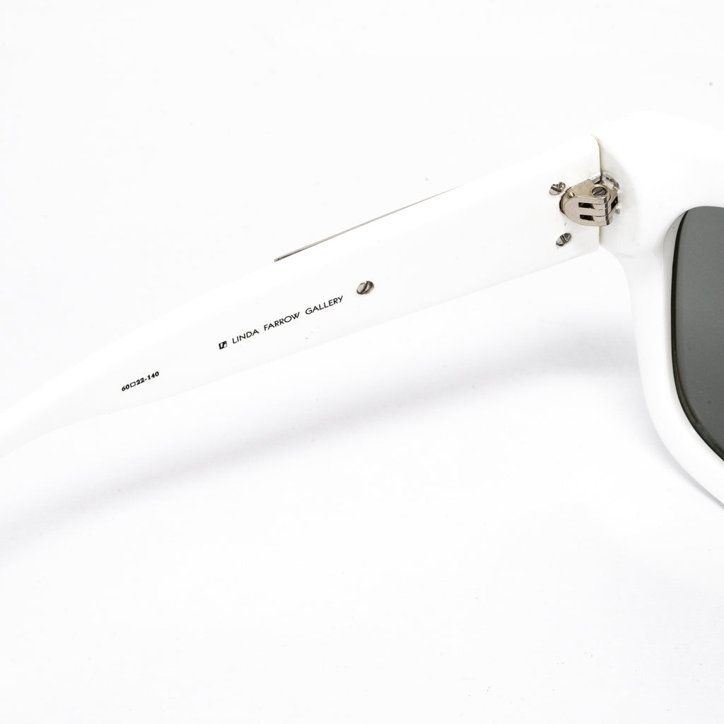 Kokon To Zai Unisex D-Frame Silver Sunglasses