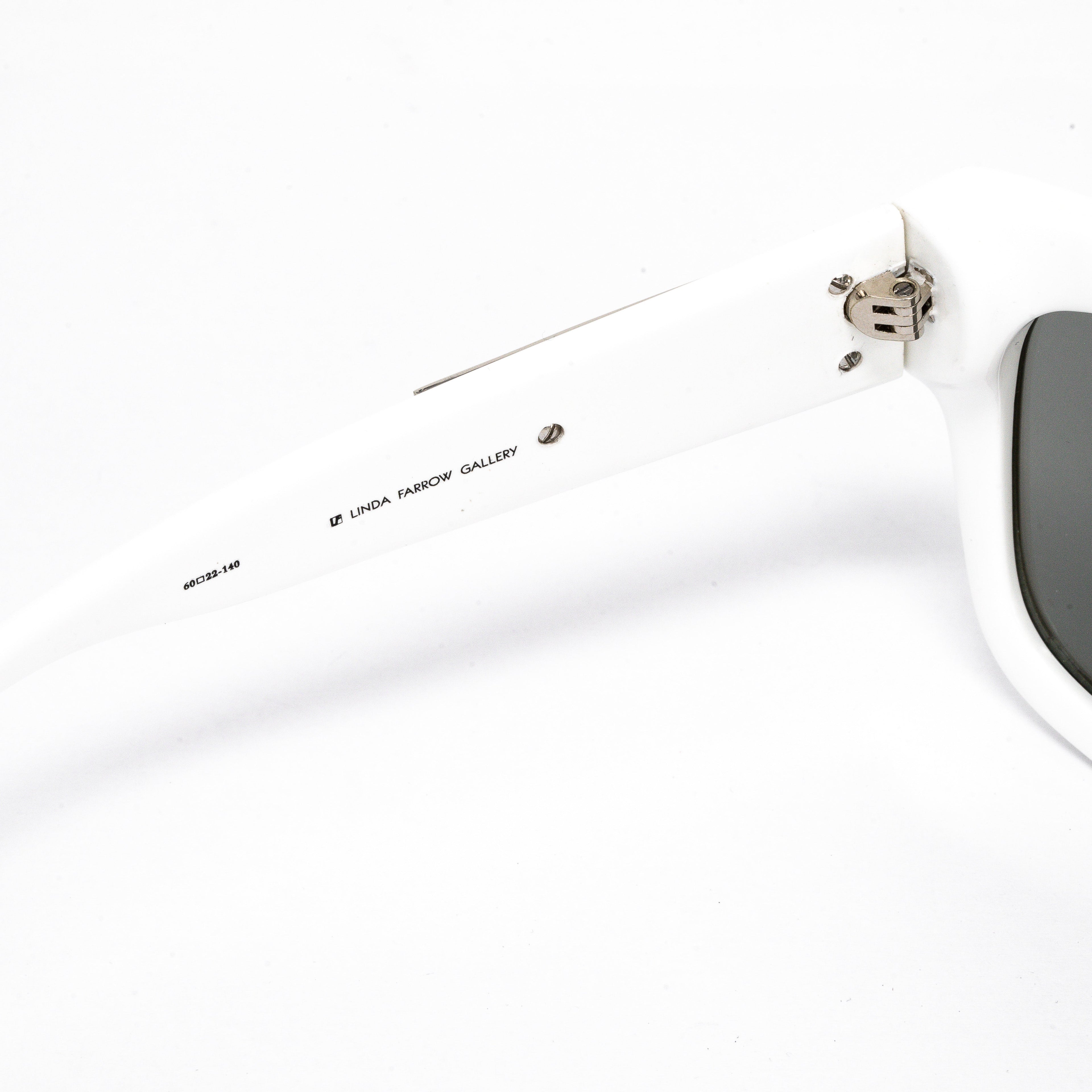 Kokon To Zai Unisex D-Frame Silver Sunglasses