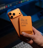 KUXIU K1 Ultra 10000mAh 25W Fast Charging 3-in-1 MagSafe Wireless Power Bank - Cosmic Orange