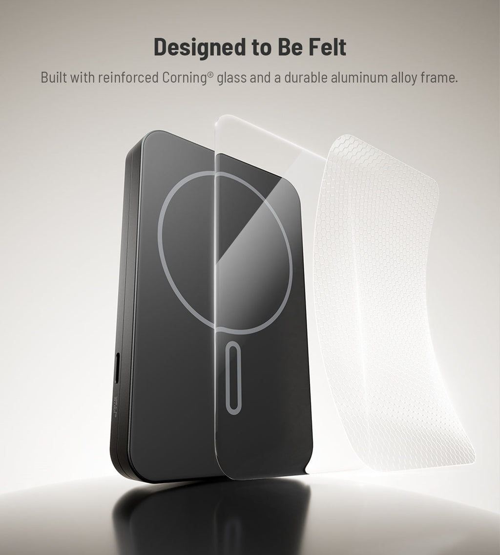 KUXIU K1 15W Fast Charging 3-in-1 MagSafe Wireless Power Bank - Black