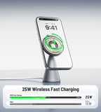 KUXIU X1 Turbo 25W MagSafe Foldable Wireless Charging Stand - Gray