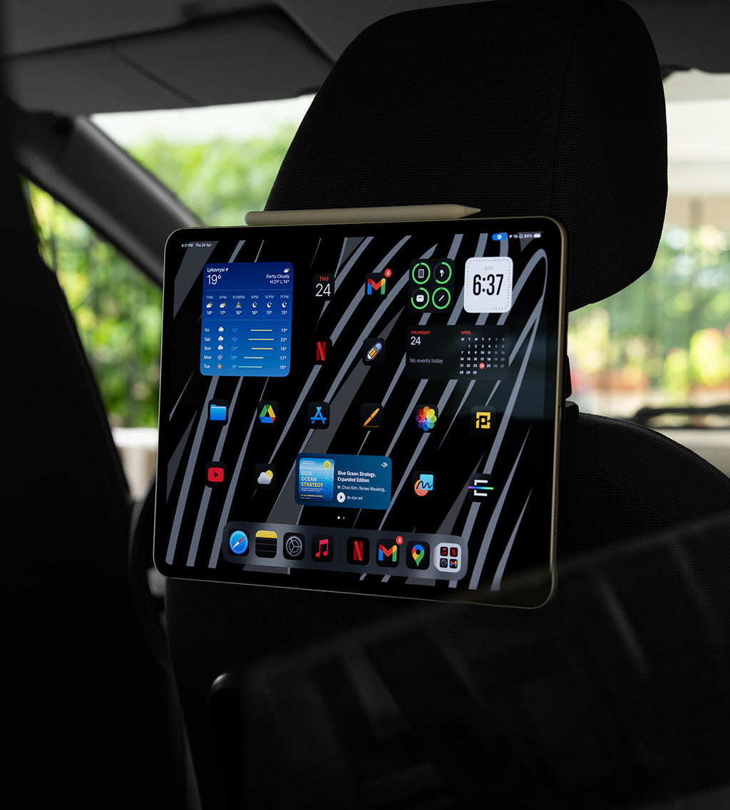 KUXIU X97 Pro MAX Magnetic iPad Mount with Charging for Car Headrest and Air Vent