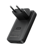 KUXIU 65W UltraSlim GaN Adapter – US Plug + EU & UK Plug Adapter Set